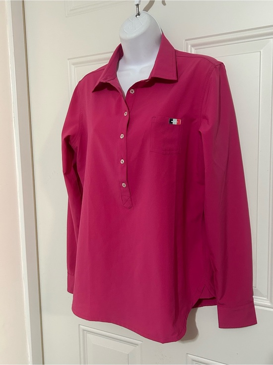 Hunt Club Tops - Hunt Club Women's Button-Down Shirt in Bright Pink